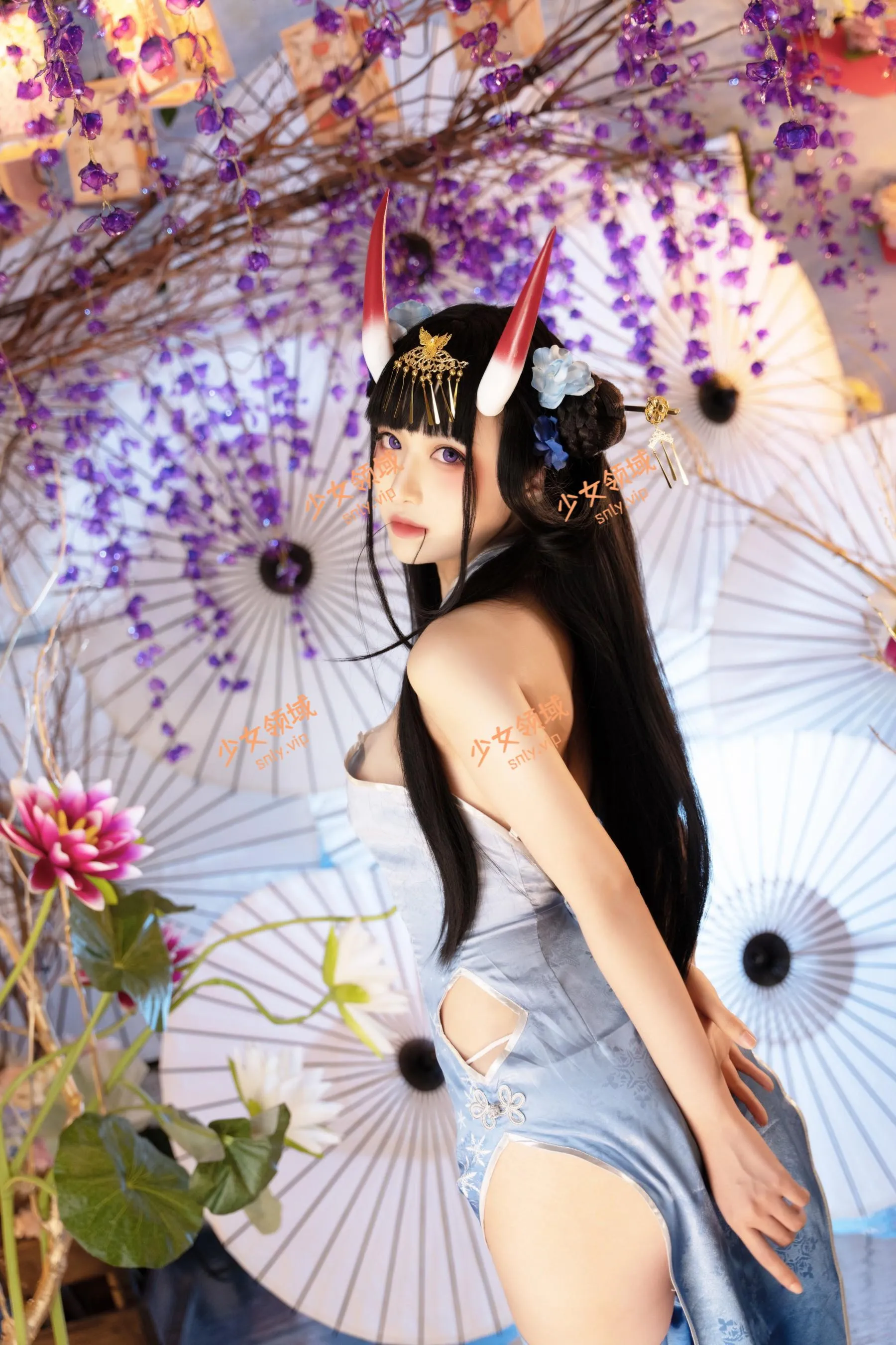 Shika小鹿鹿 – NO.75 能代旗袍 [20P]插图9